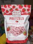 Strawberry Yogurt Coated Pretzels 26 Oz