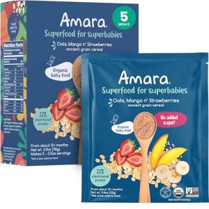 Amara Organic Baby Food - Ancient Grain Cereal
