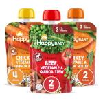 Happy Baby Organics Stage 3 Baby Food Puree Pack