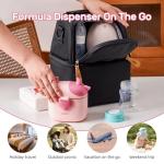 Portable Baby Formula Dispenser for Travel (Pink)