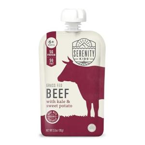 Organic Baby Food Pouch with Grass Fed Beef