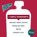 Organic Baby Food Pouch with Grass Fed Beef