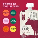 Organic Baby Food Pouch with Grass Fed Beef