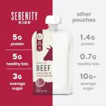 Organic Baby Food Pouch with Grass Fed Beef