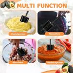 Multifunctional Meat Chopper & Potato Masher: Safe for Non-Stick