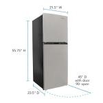 Avanti FF7B3S FF7B Stainless Steel Apartment Fridge