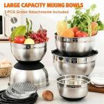 26-Piece Stainless Steel Mixing Bowls Set with Lids