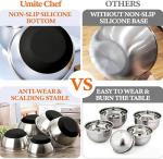 26-Piece Stainless Steel Mixing Bowls Set with Lids