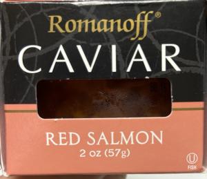 Romanoff Red Salmon Caviar, 2 Ounce Jar