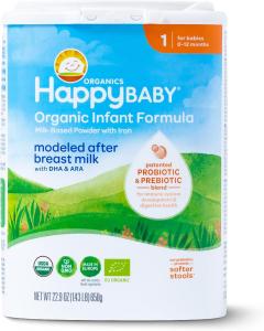 Happy Baby Organic Infant Formula, Milk Based 22.9oz
