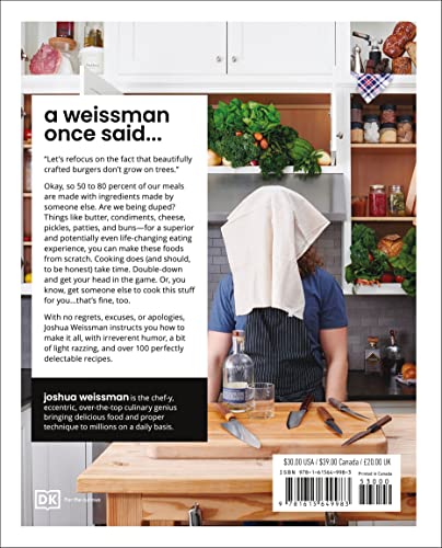 Joshua Weissman Cookbook: Unapologetic #1 Bestseller