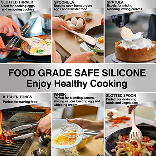 22Pcs Umite Chef Silicone Kitchen Utensils Set