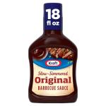 Kraft Original Slow-Simmered BBQ Sauce, 18 oz