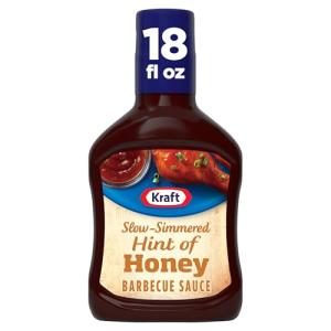 Kraft Honey BBQ Sauce, 18 oz Bottle