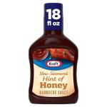Kraft Honey BBQ Sauce, 18 oz Bottle