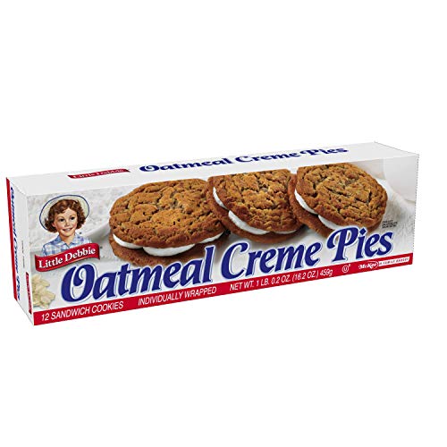 Little Debbie Oatmeal Creme Pies - 12 Individually Wrapped