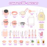 Kids Cooking Set with Safe Kitchen Tools