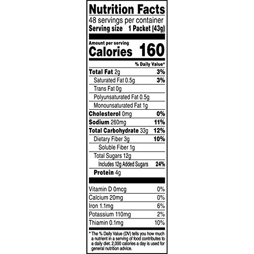Quaker Maple Brown Sugar Oatmeal, 48 Individual Packets