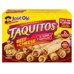 Beef & Cheese Taquitos by Jose Ole, 22.5 oz