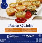 Nancy's Petite Quiche Variety Pack, 32 ct