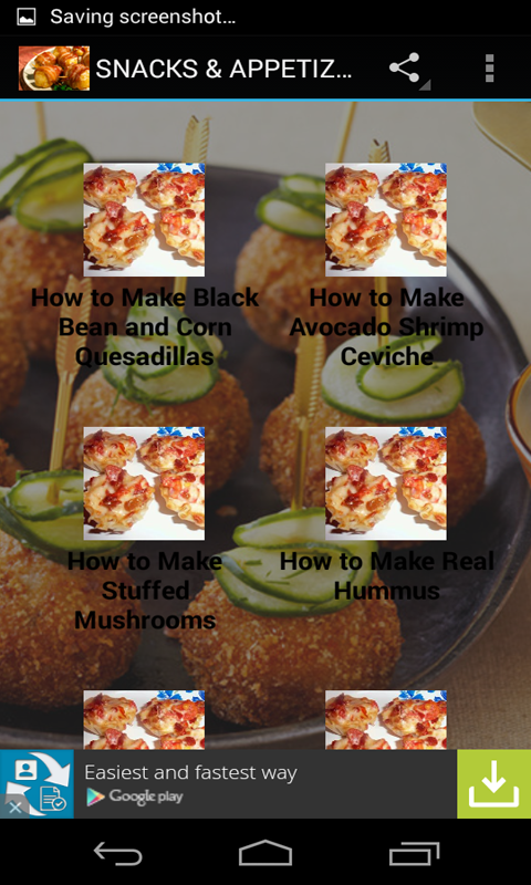 Snack and Appetizer Recipe Videos