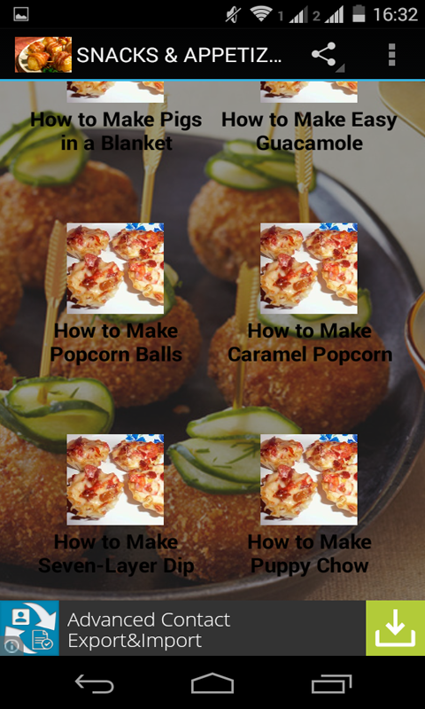 Snack and Appetizer Recipe Videos