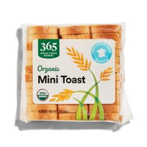 Organic Mini Toast by 365 Whole Foods - 2.8 Ounce