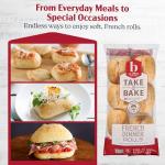 La Brea French Take Bake Dinner Rolls, 6 Count