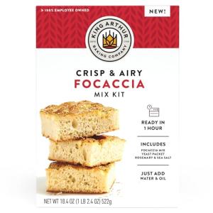 King Arthur Crisp & Airy Focaccia Mix Kit