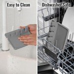 Zulay Kitchen Silicone Utensil Rest - Gray