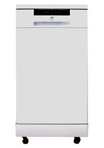 18″ Portable Dishwasher with 6 Wash Programs – White