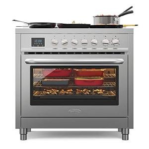 KoolMore 36 Inch Electric Range Oven, Stainless Steel