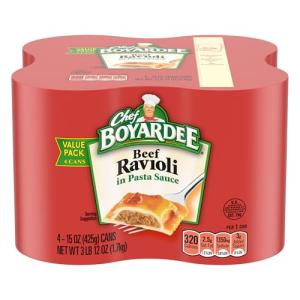 Chef Boyardee Beef Ravioli - 15 oz, 4 Pack