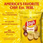 Lay's Classic Flavor Potato Chips, 8 Oz