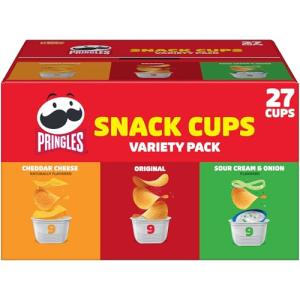 Pringles Variety Pack Snack Cups, 19.3oz