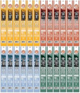 Variety Game Meat Sticks - Elk, Bison, Venison