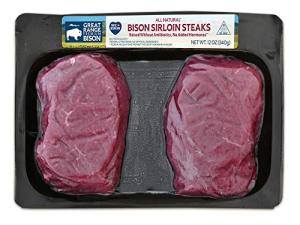 Bison Sirloin Steaks by Rocky Mountain, 12 oz