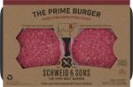 Schweid and Sons Prime Beef Chuck Burgers, 4 Pack
