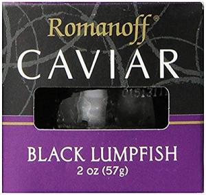 Black Lumpfish Caviar by Romanoff, 2 oz