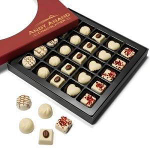 Luxury Belgian White Chocolate Truffles Gift Box