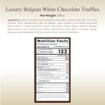 Luxury Belgian White Chocolate Truffles Gift Box