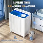 Auertech Mini Portable Twin Tub Washing Machine