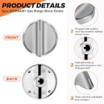 Replacement Gas Range Knobs for Whirlpool Stoves