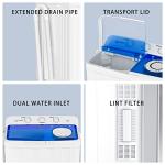 Auertech Mini Portable Twin Tub Washing Machine