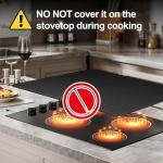 YUHFERA Silicone Stove Top Cover for Electric Stoves