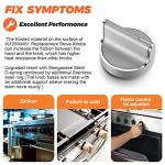 Replacement Gas Range Knobs for Whirlpool Stoves