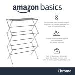 Amazon Basics Portable Metal Clothes Drying Rack