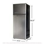 Frigidaire 2 Door Compact Refrigerator and Freezer