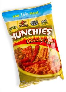 Munchies Flaming Hot Snack Mix, 8 Oz