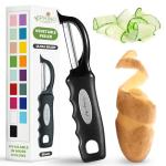 Spring Chef Swivel Vegetable Peeler with Soft Grip